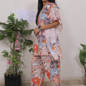 ANIMAL PRINT KAFTAN