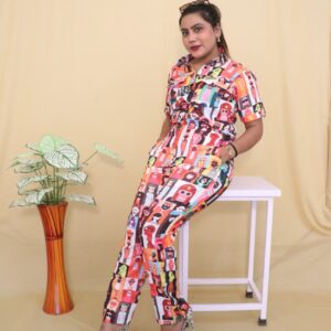 Rod rose print jumpsuit