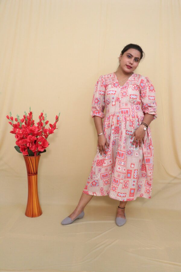 ALANKAR PRINT  DRESS - Image 6