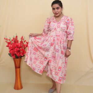 ALANKAR PRINT  DRESS