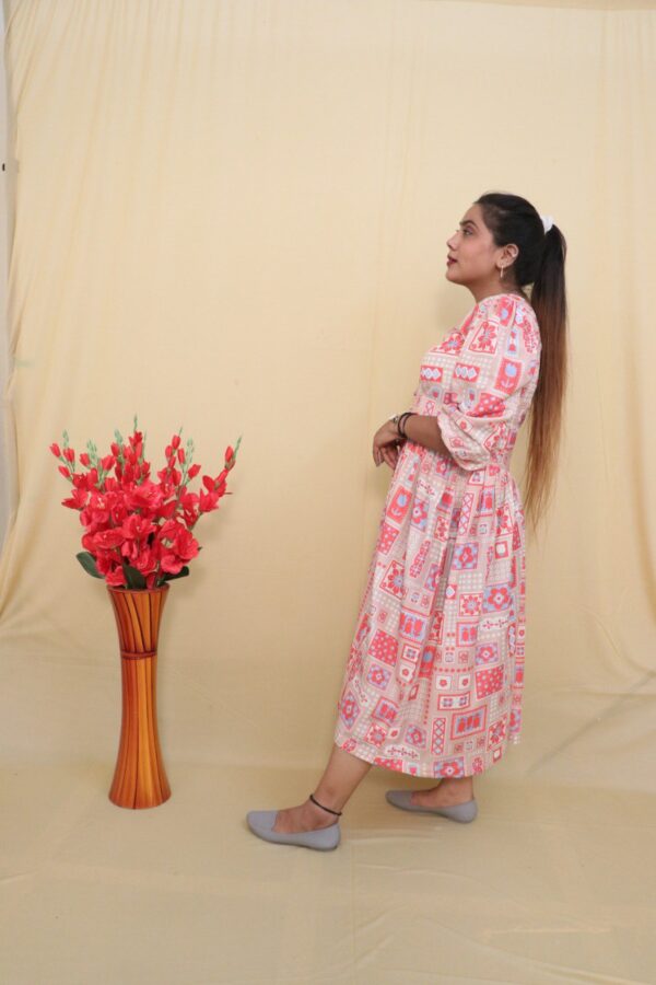 ALANKAR PRINT  DRESS - Image 4