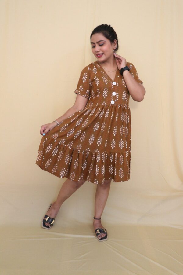 MOSA PRINT DRESS - Image 6