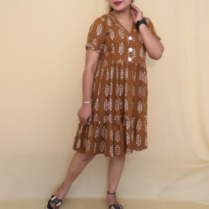 MOSA PRINT DRESS