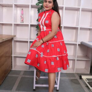 DICE PRINT DRESS