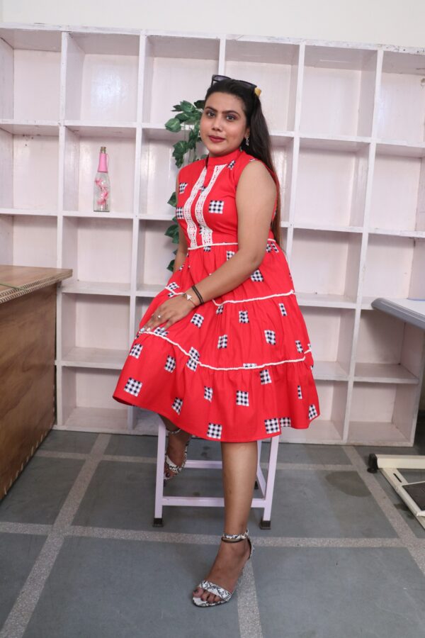 DICE PRINT DRESS
