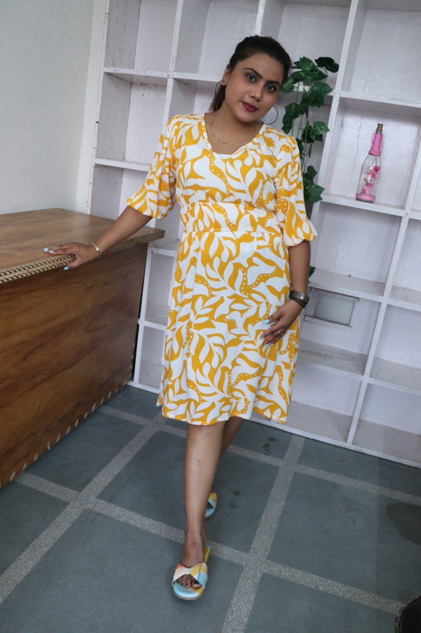 Pommy print dress - Image 3
